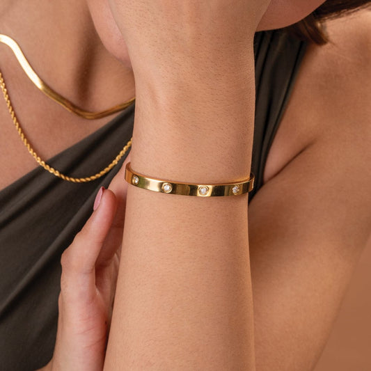 Eternal Crystal Inset Bracelets