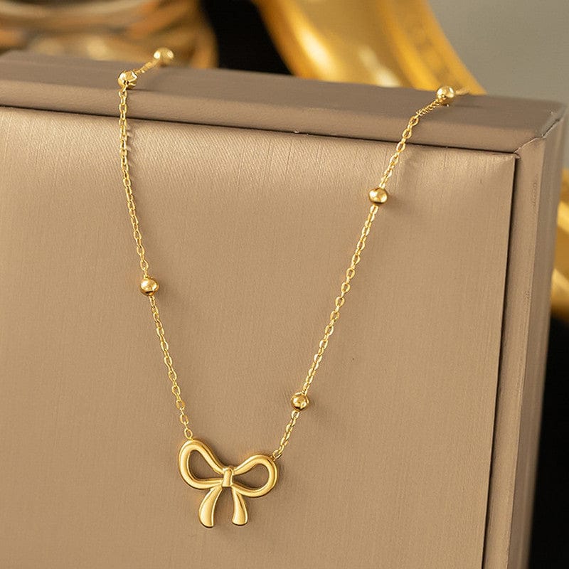 Bow Necklace