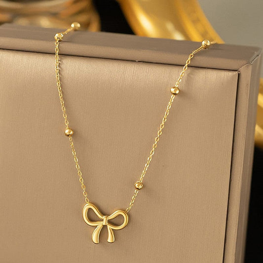 Bow Necklace