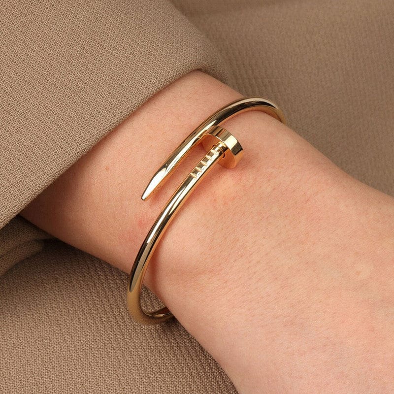 Nail Torque Bracelet