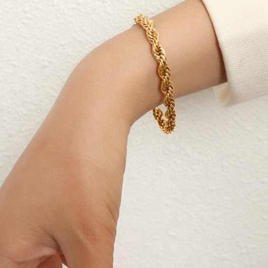 Chunky Rope Chain Bracelet